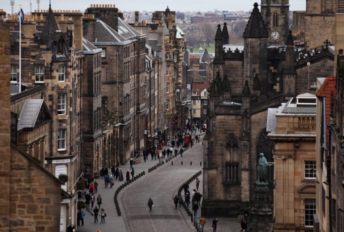 EDINBURGH’S WORLD HERITAGE SITE TRAIL FROM THE DUNSTANE HOUSES.